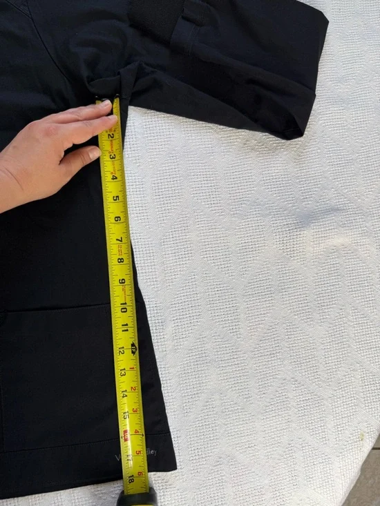 Black Relaxed Utility Jacket Lightweight Minimalist Vera Bradley XL - Picture 8 of 14